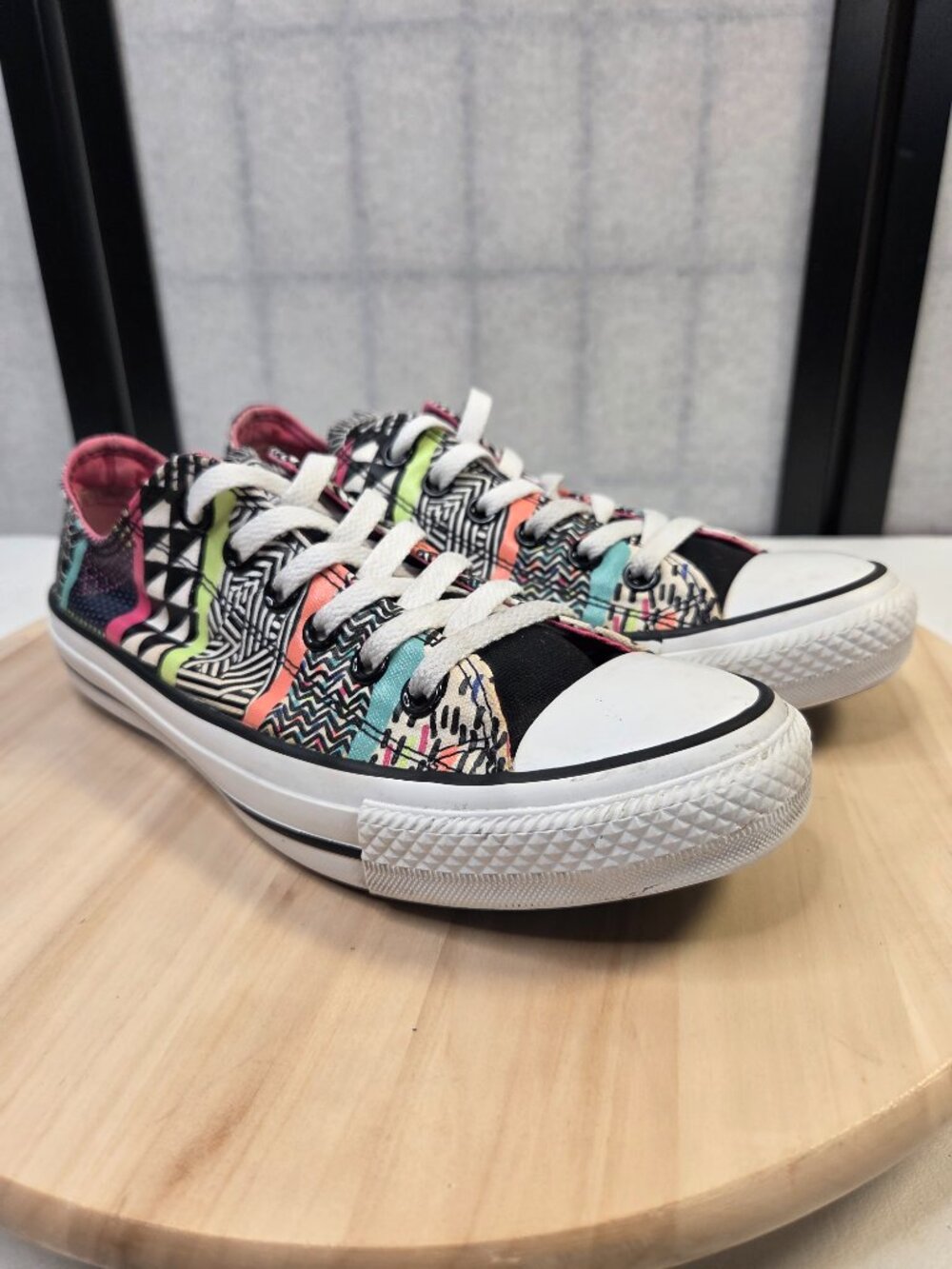 Converse Chuck Taylor All Star Hyperculture B&W Sneakers Women US 8 - Picture 3 of 12